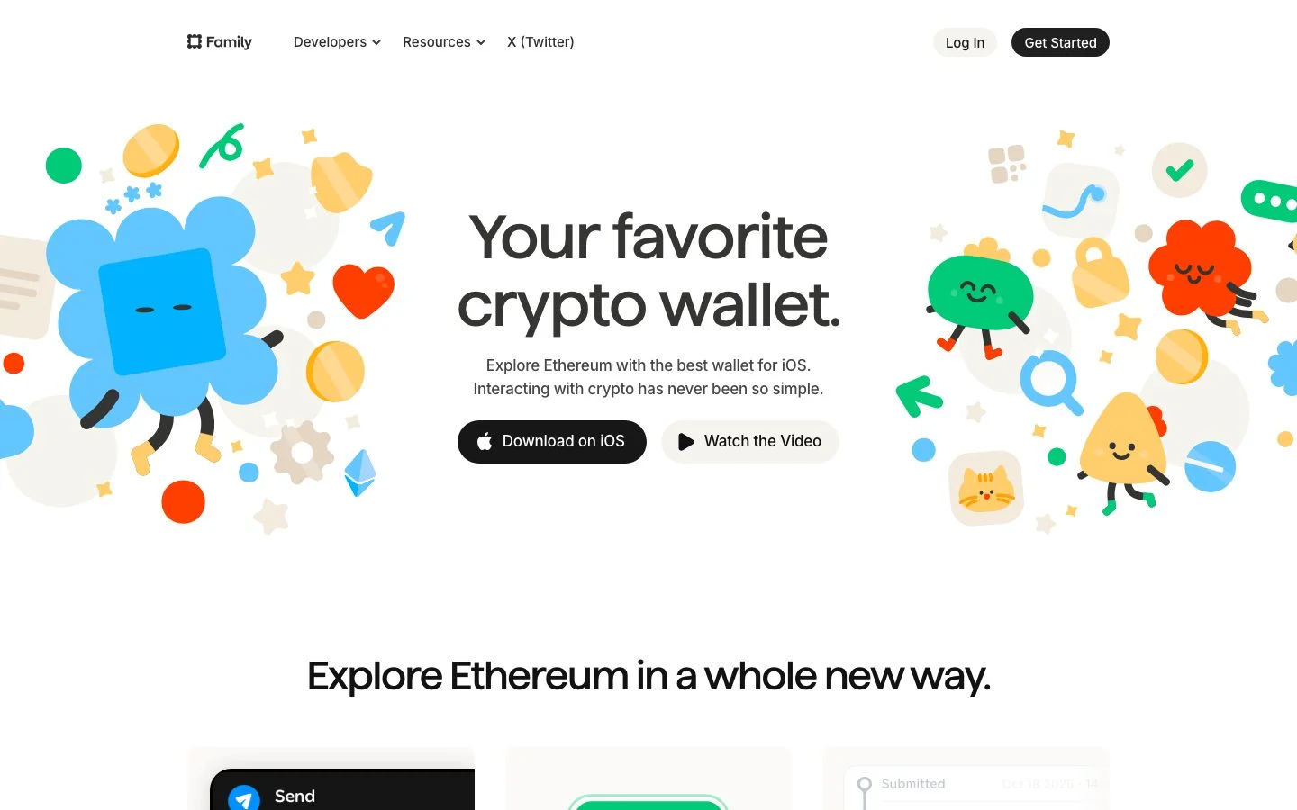 Family homepage