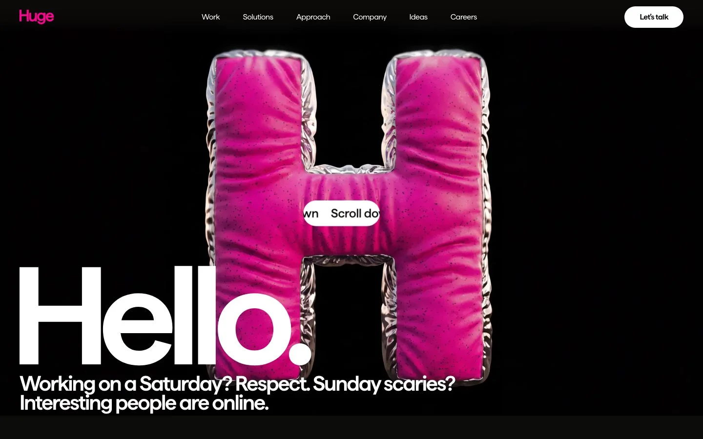 Huge homepage