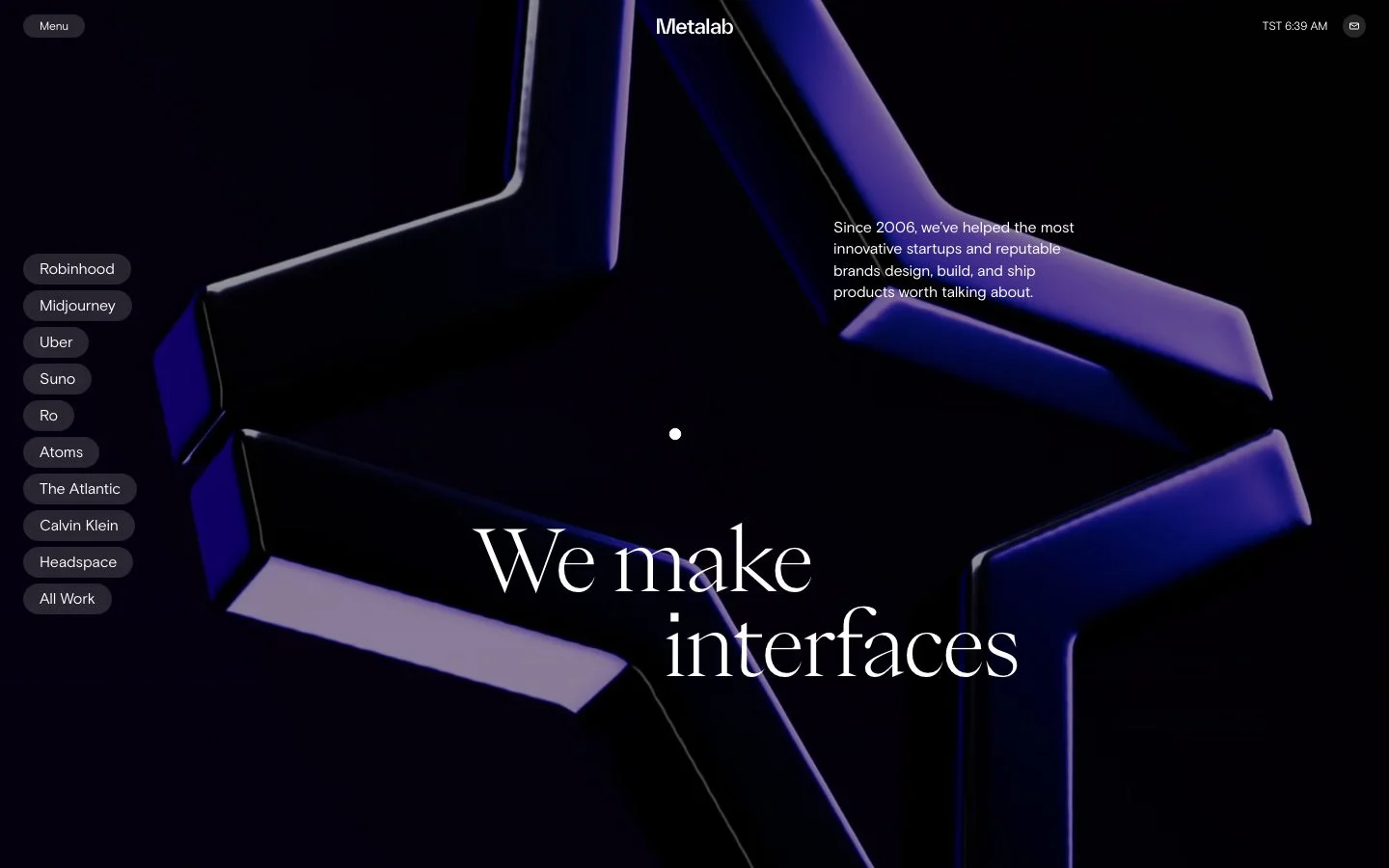 MetaLab homepage
