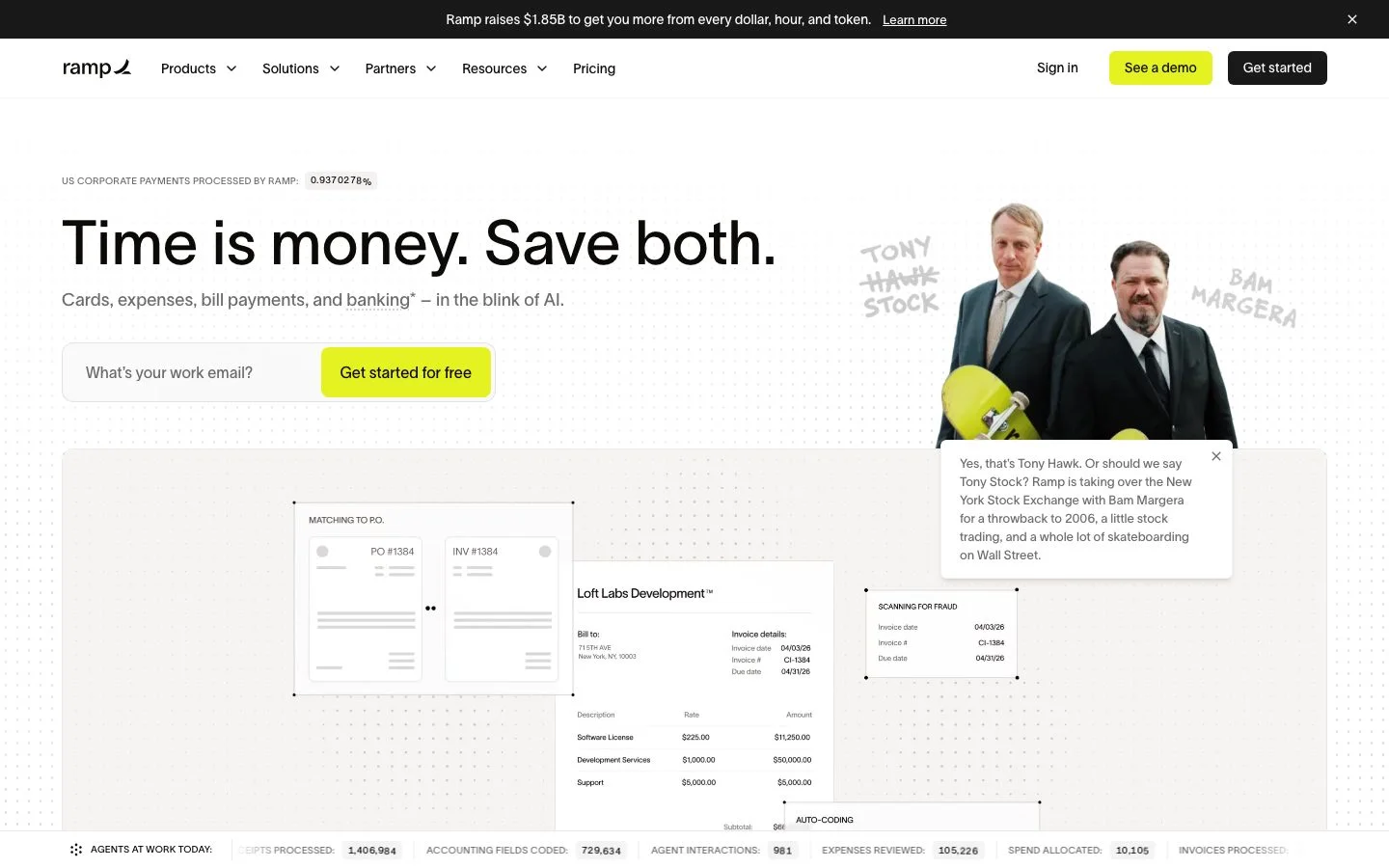 Ramp homepage