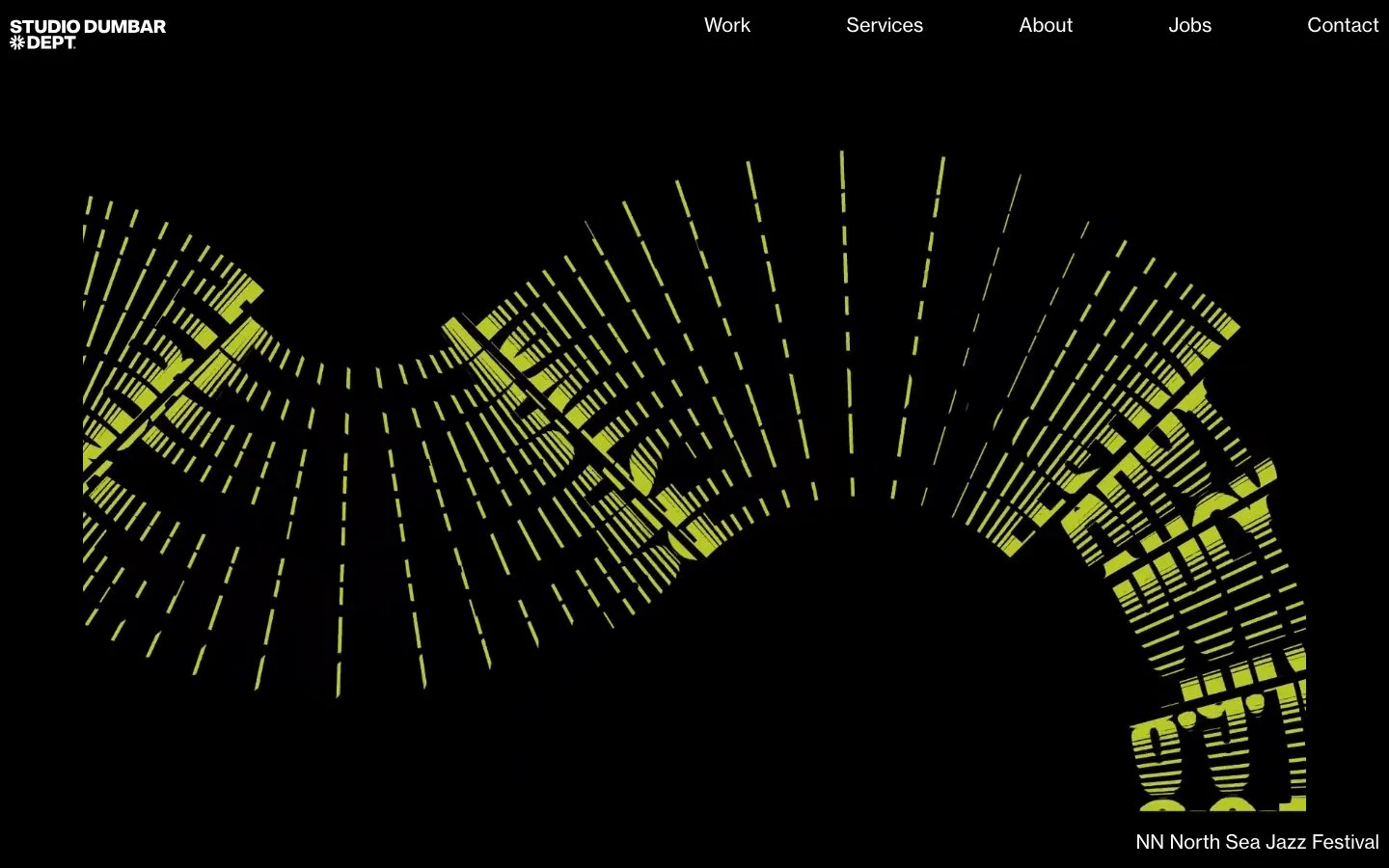 Studio Dumbar homepage