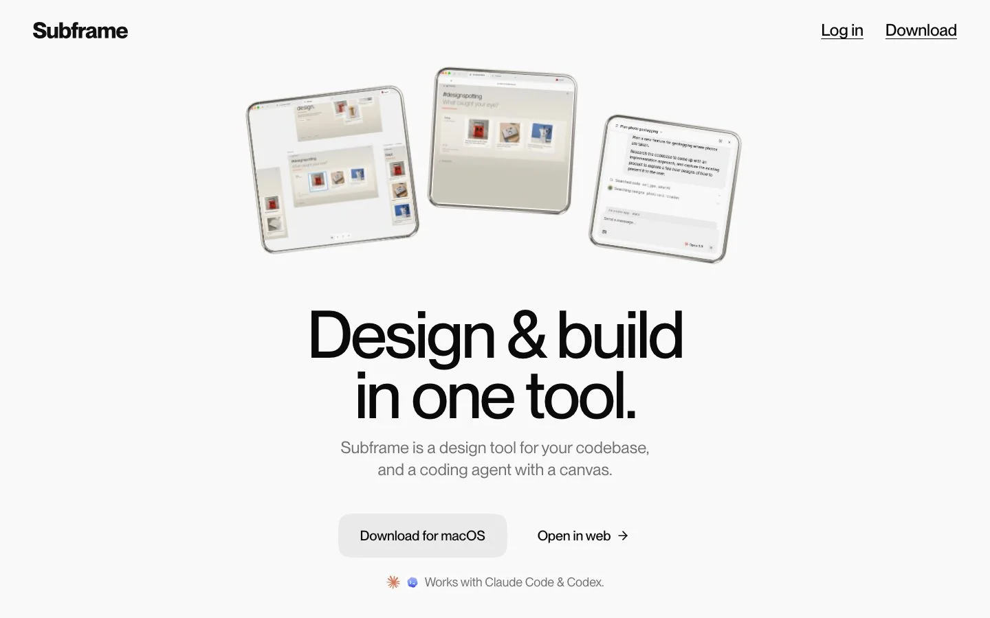 Subframe homepage